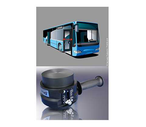 进口DT交通轨道车类车门夹紧力测试设备