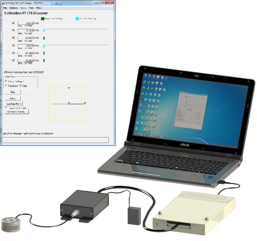 FC-DAQ六维力传感器配数据采集系统
